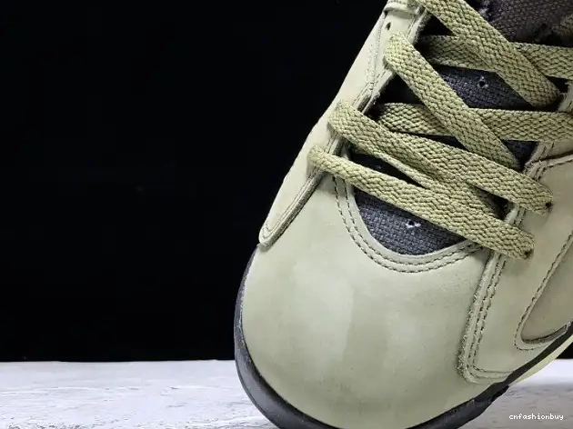 Jordan x Scott Medium CN1084-200 Travis Air 6 Olive 0625